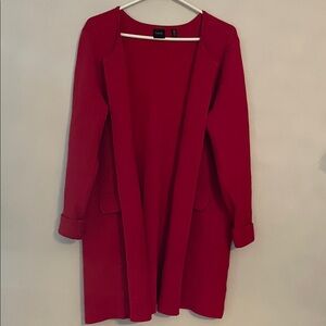 Rafaella Vibrant Red Cardigan Sweater